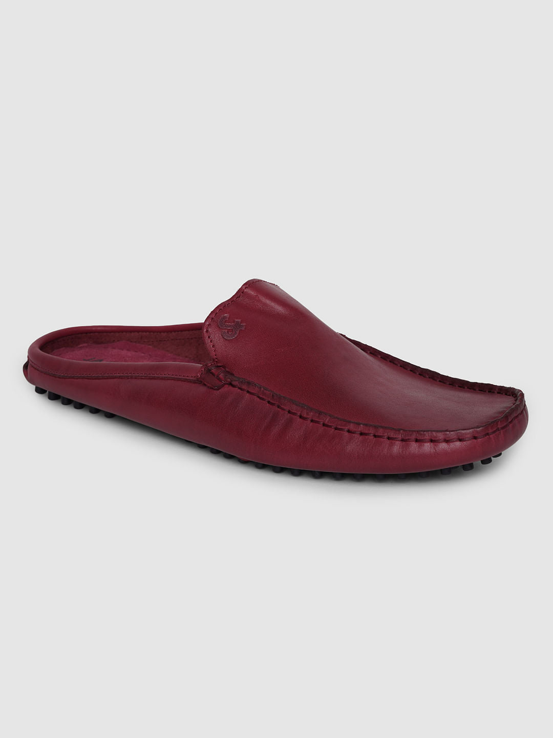 Burgundy Slip Ons