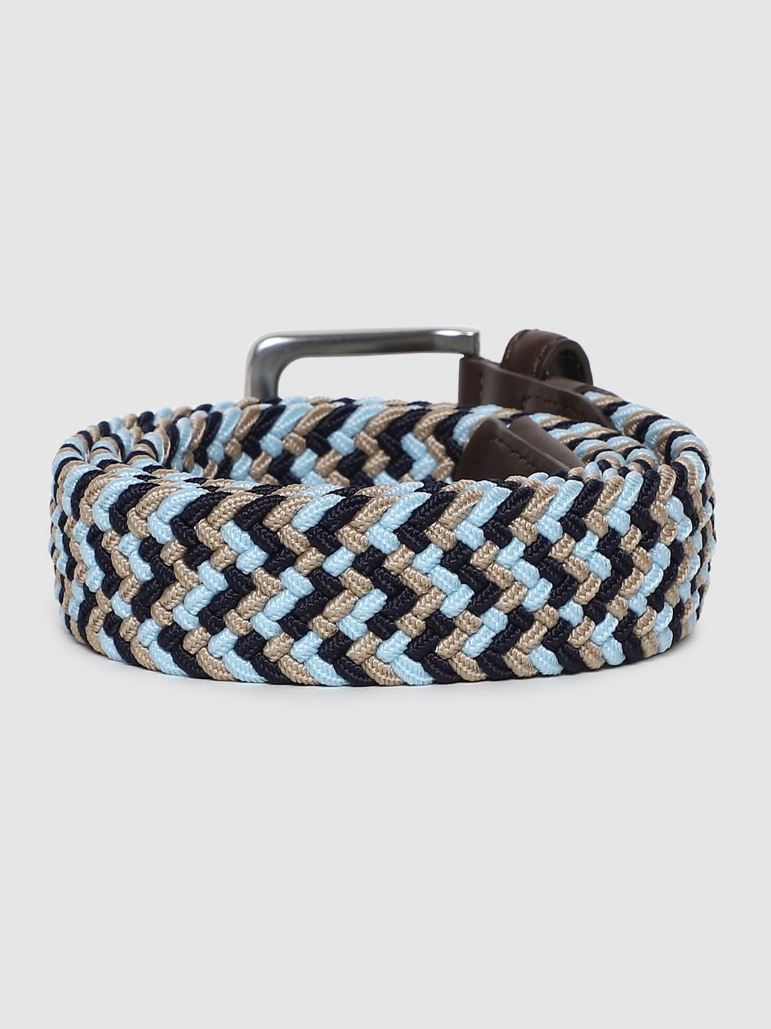 Blue Braided Belt
