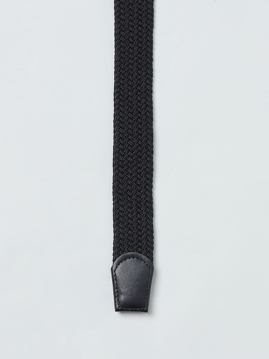 Black Braided Belt