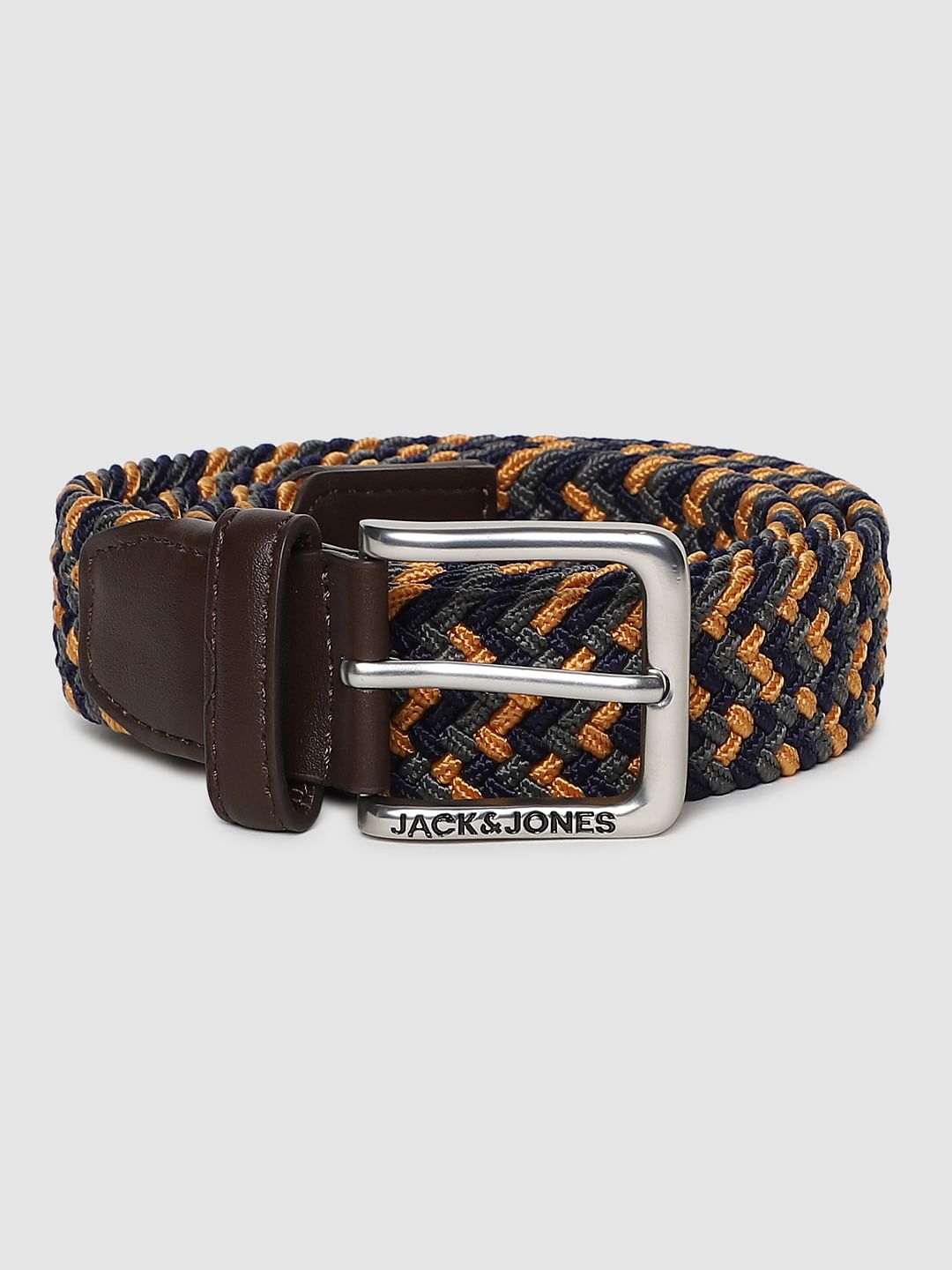 Multi-Coloured Braided Belt - 32