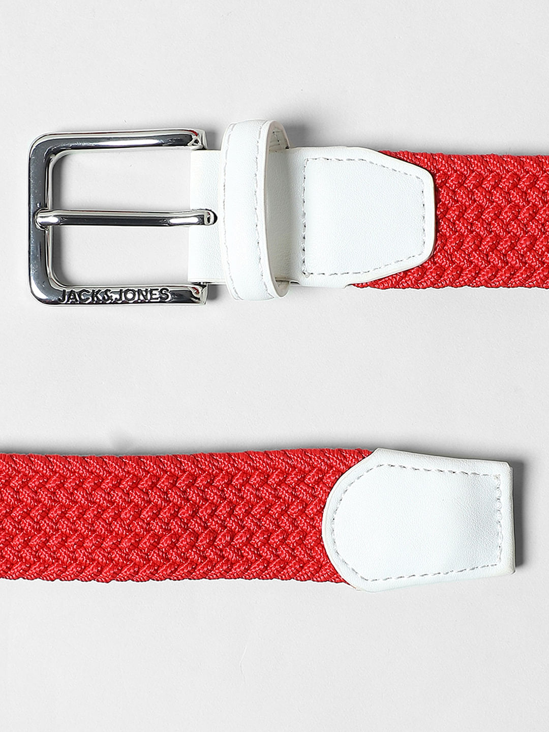 Red Woven Waist Belt