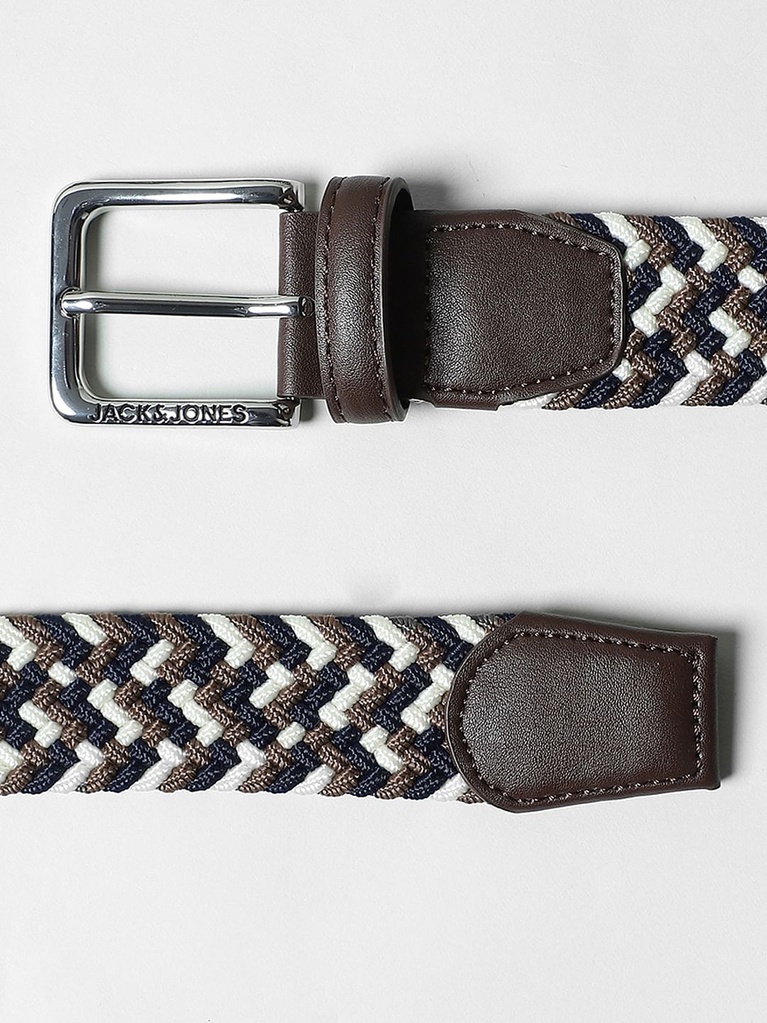 Brown Woven Waist Belt