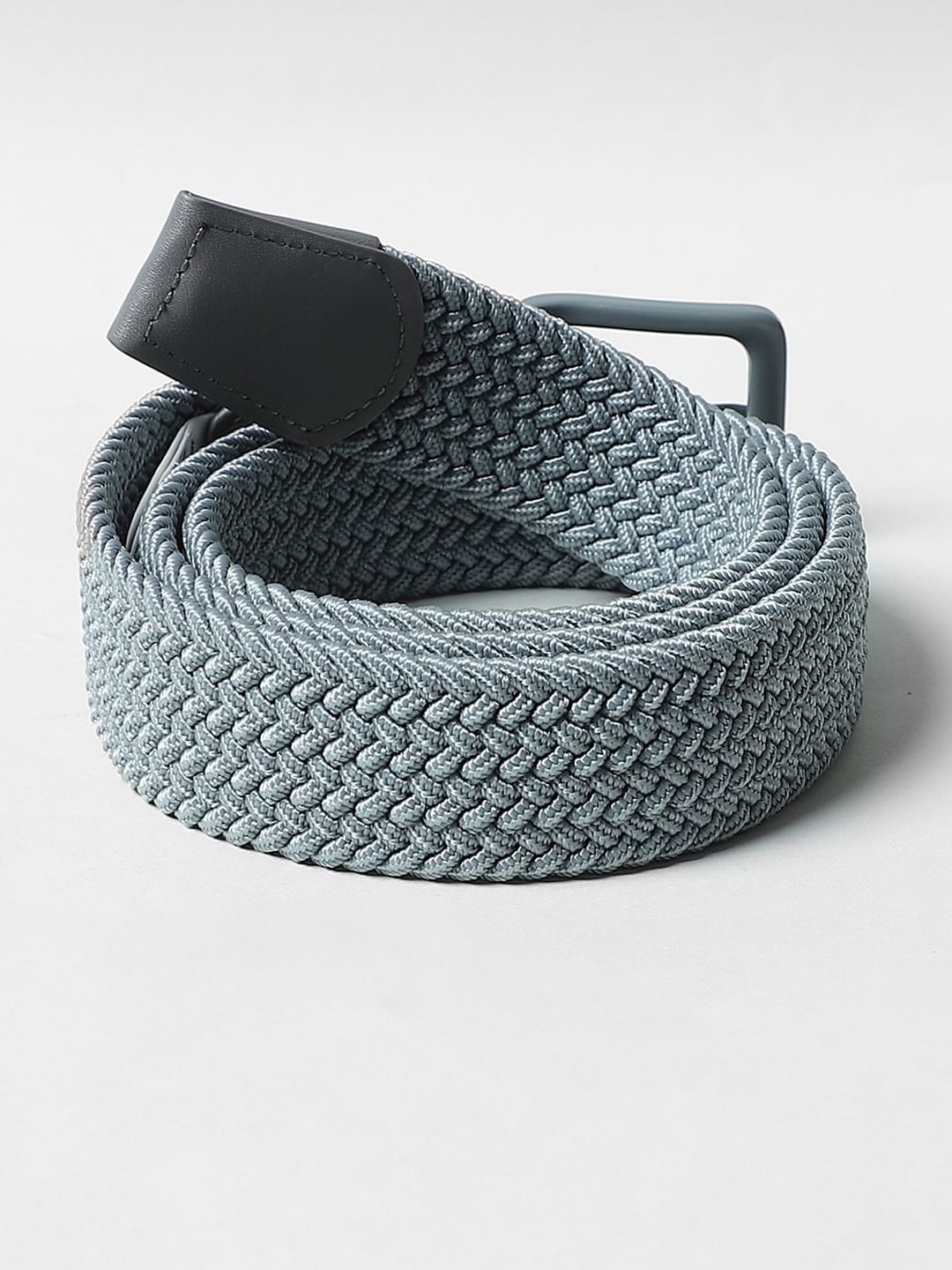 Grey Braided Belt