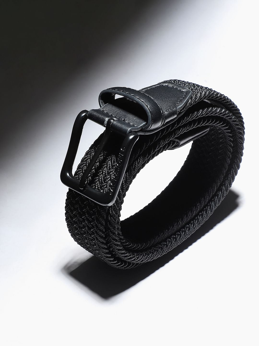 Black Braided Belt - 32