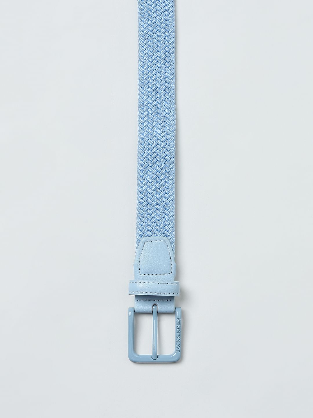 Sky Blue Braided Belt