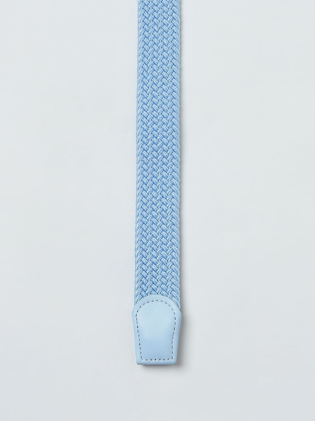 Sky Blue Braided Belt