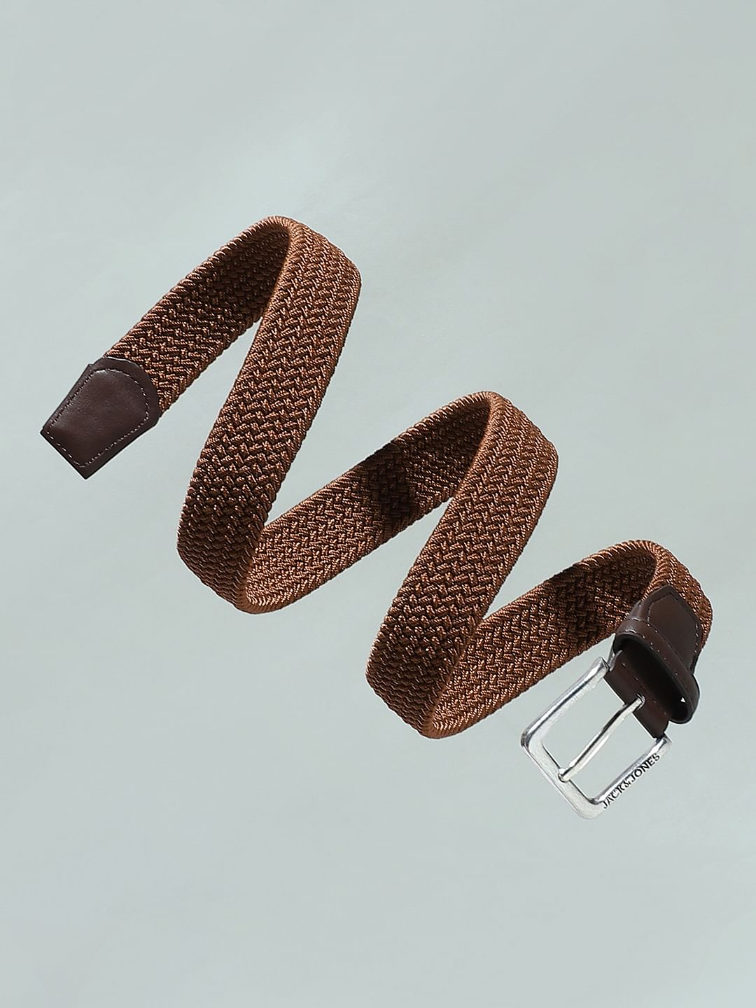 Brown Braided Belt - 32