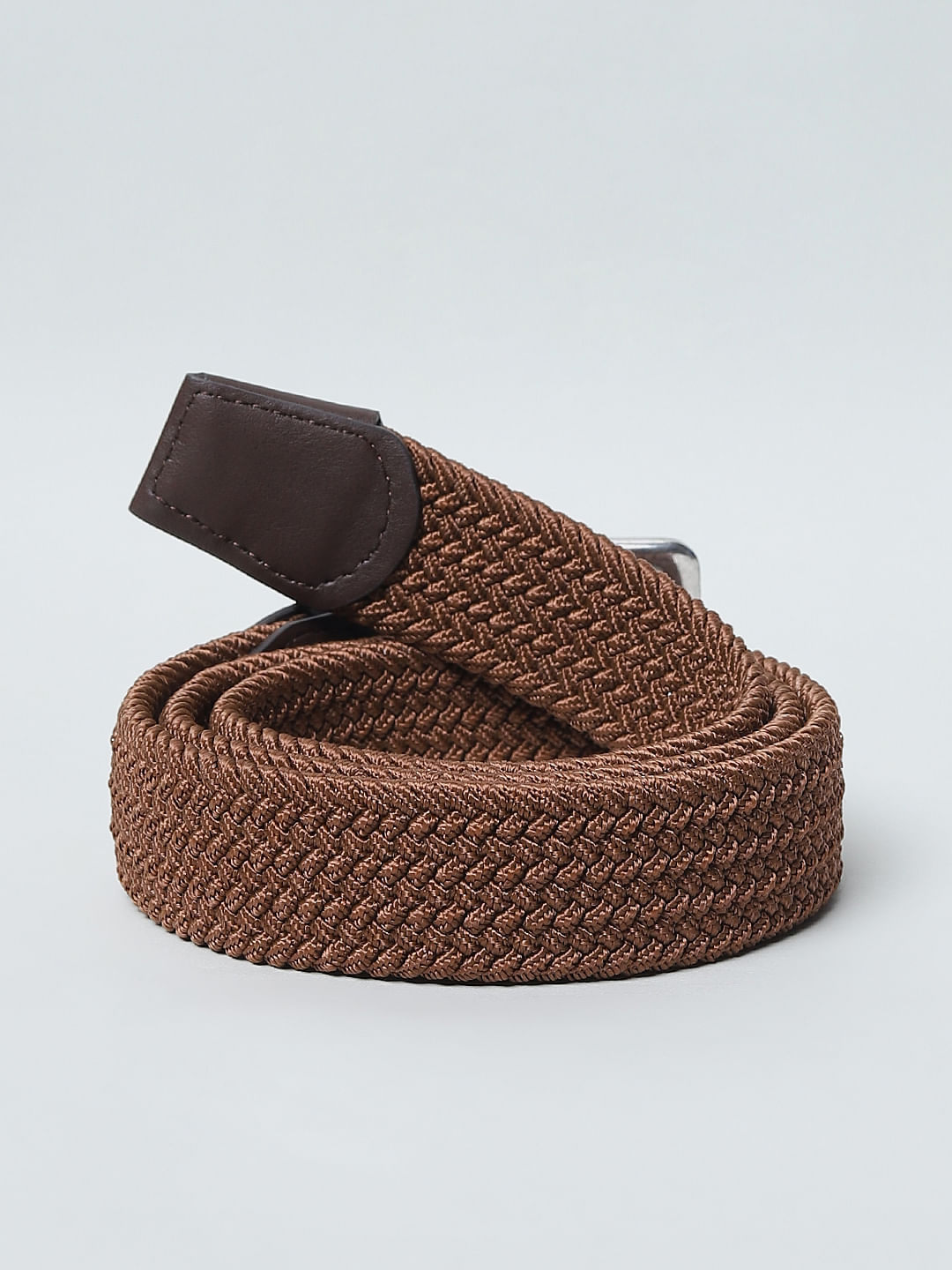 Brown Braided Belt
