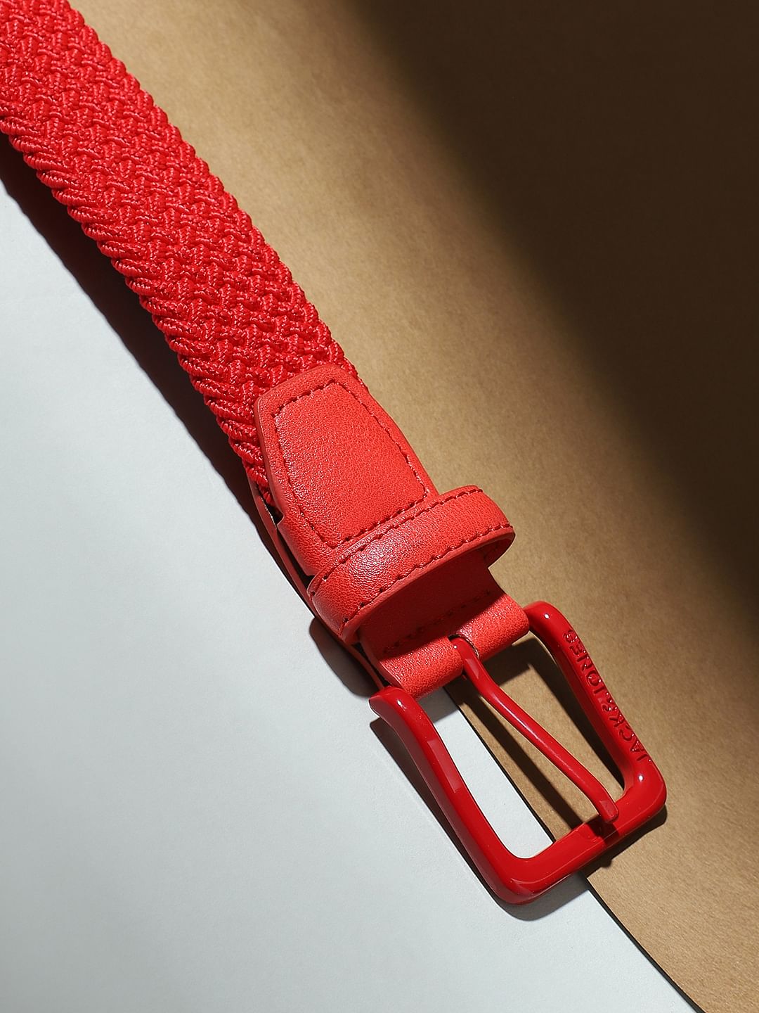 Red Braided Belt - 32