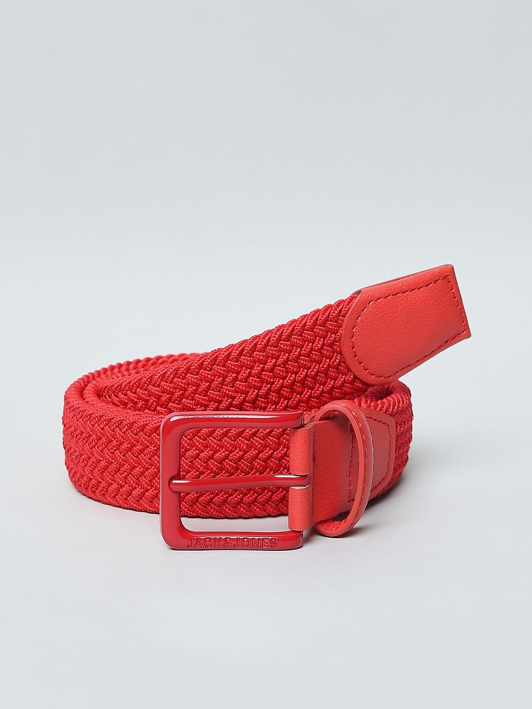 Red Braided Belt