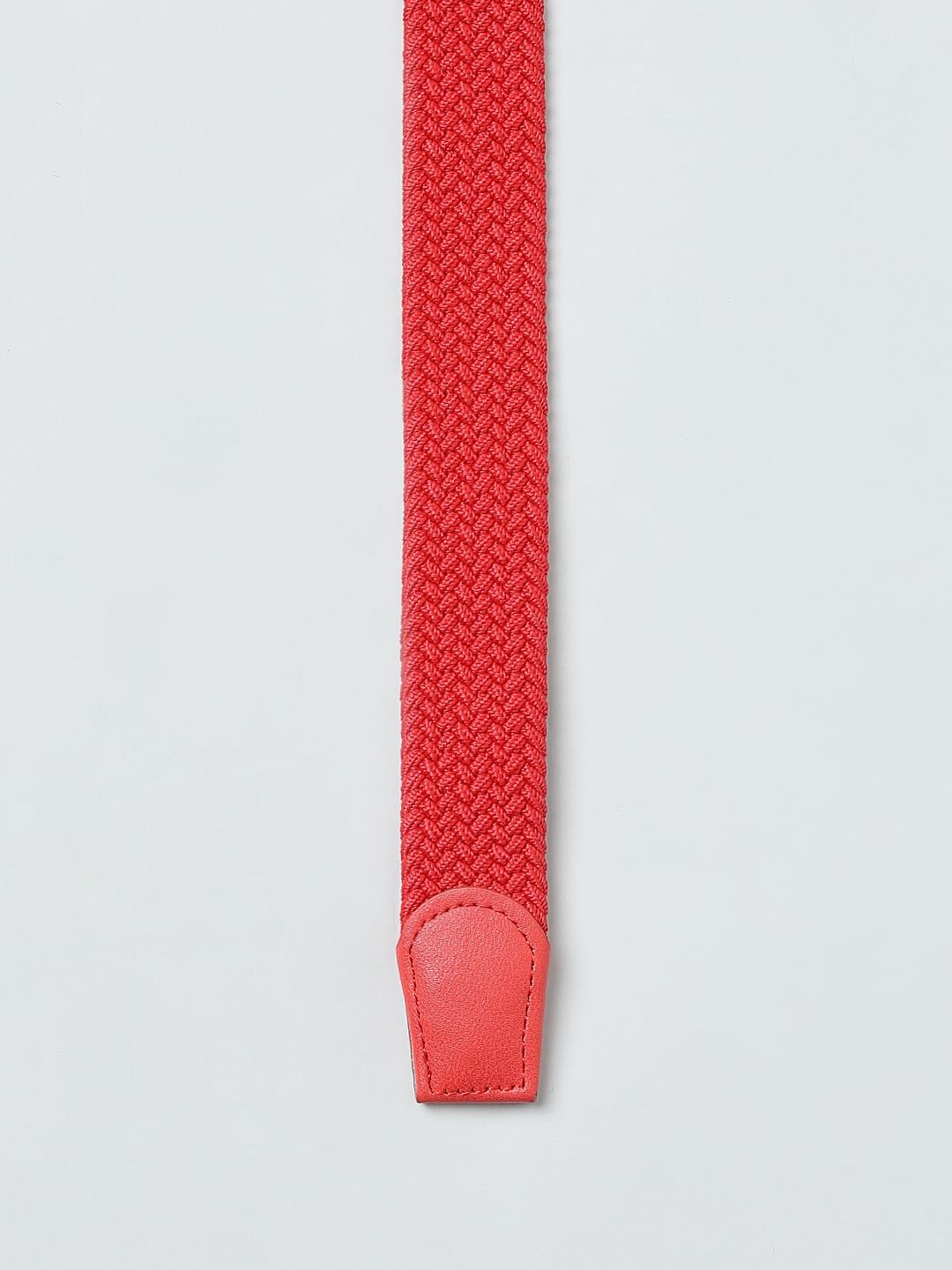 Red Braided Belt