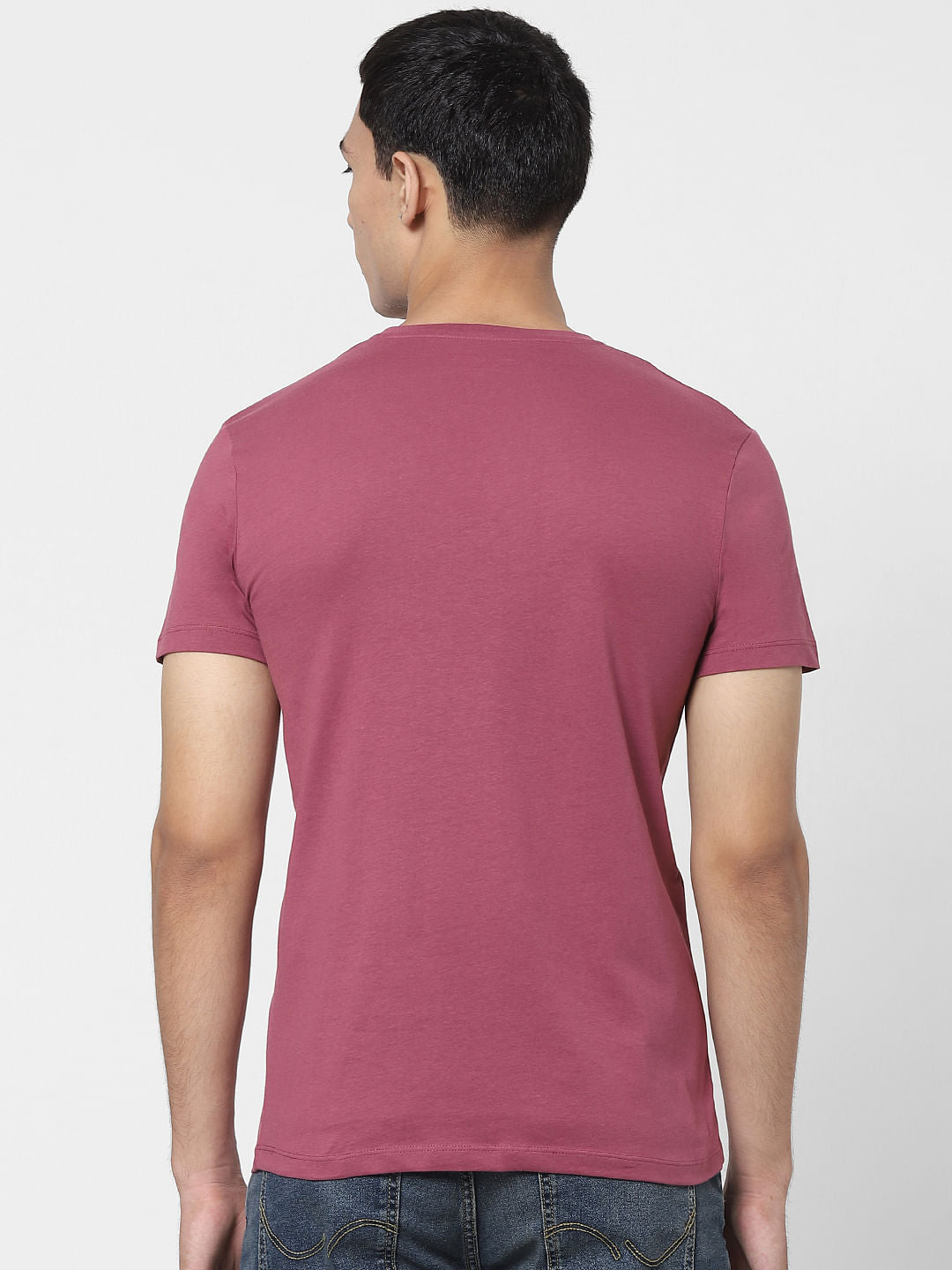 Pink Graphic Logo Print T-shirt