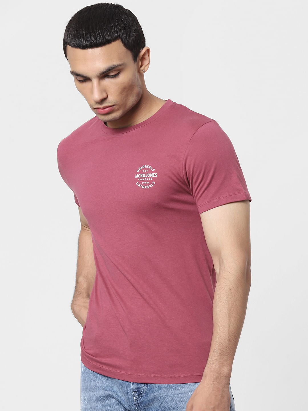 Red Crew Neck T-shirt