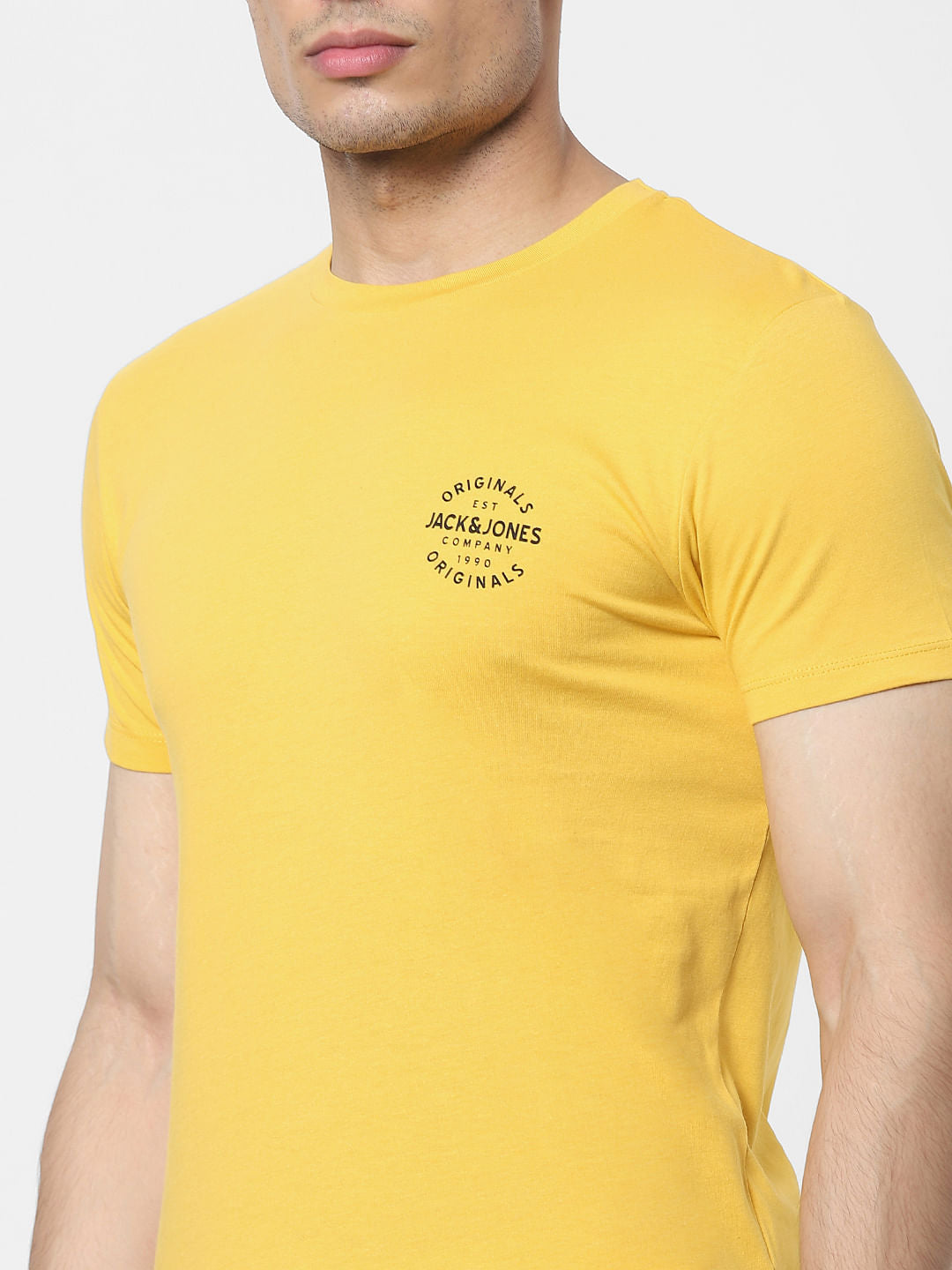 Yellow Crew Neck T-shirt