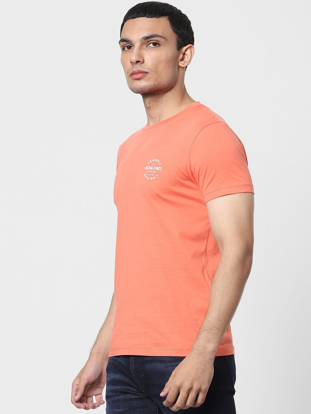 Coral Crew Neck T-shirt
