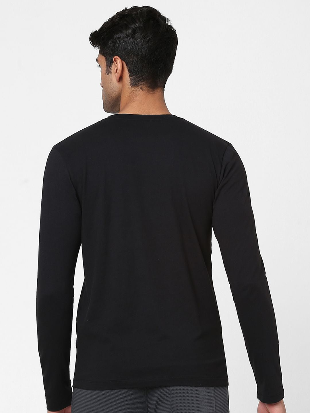 Black Graphic Print Full Sleeves Shirt