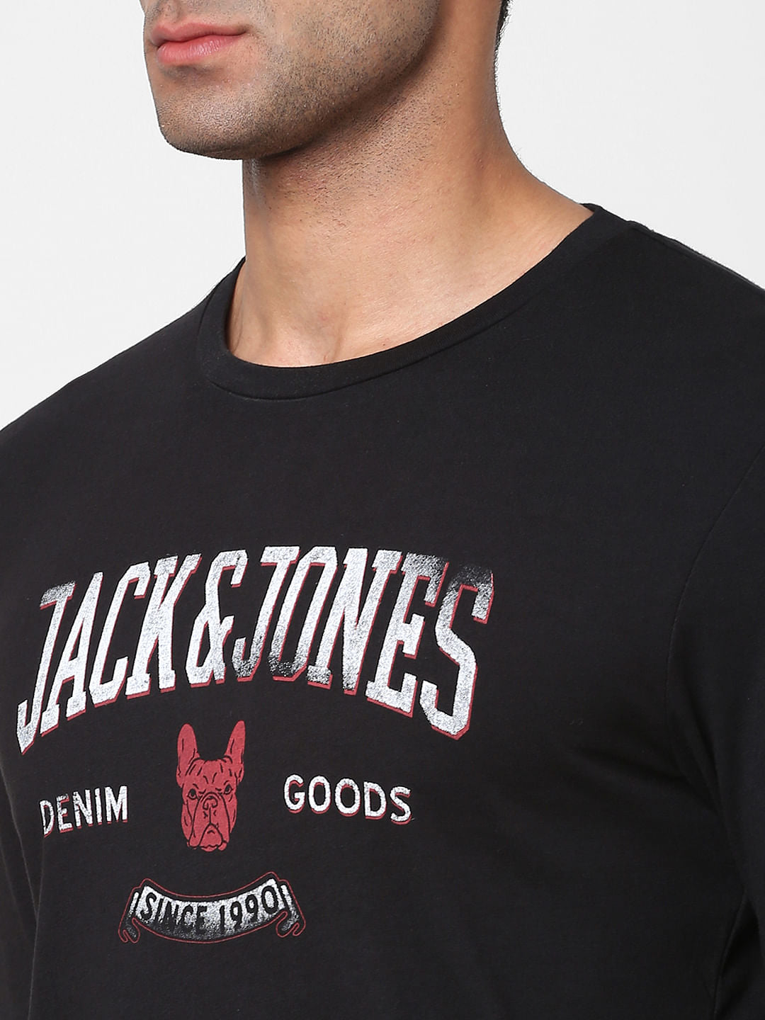 Black Graphic Print Full Sleeves Shirt