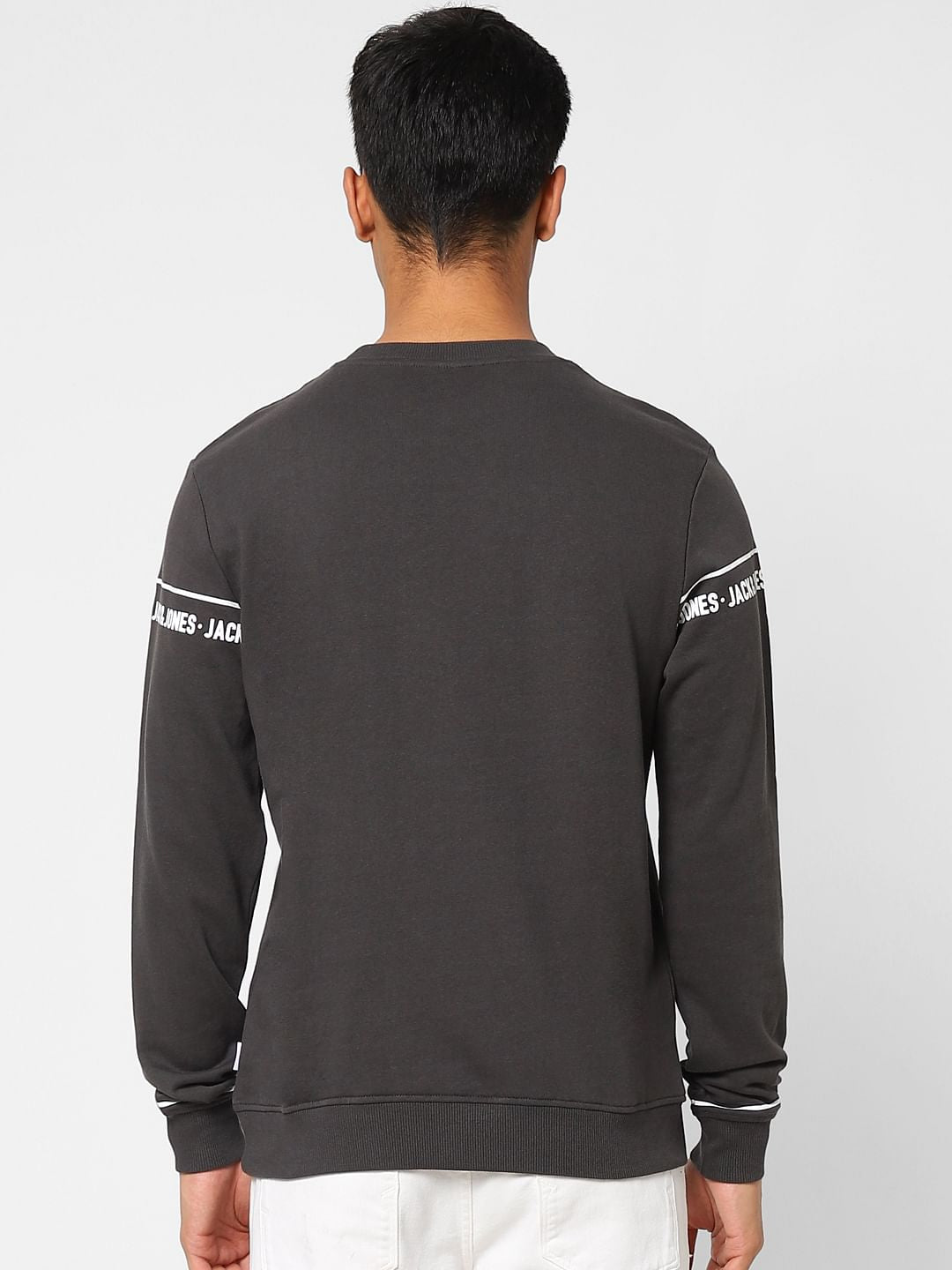 Black Logo Print Sweatshirt