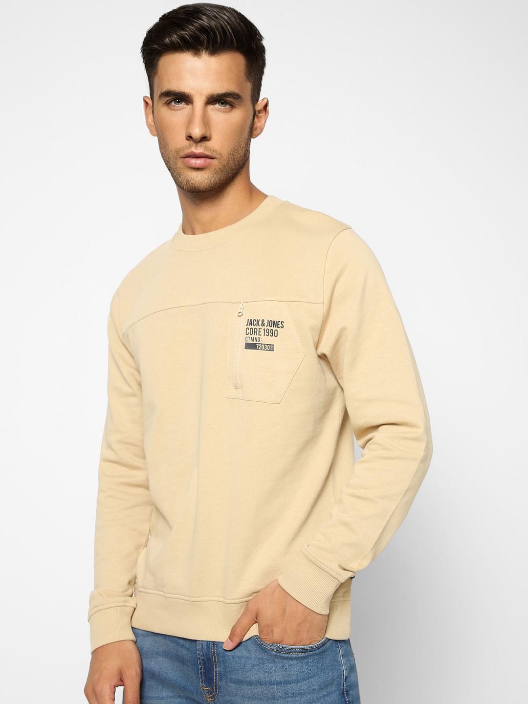 Beige Sweatshirt