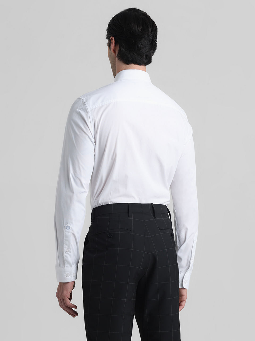 White Formal Full Sleeves Shirt