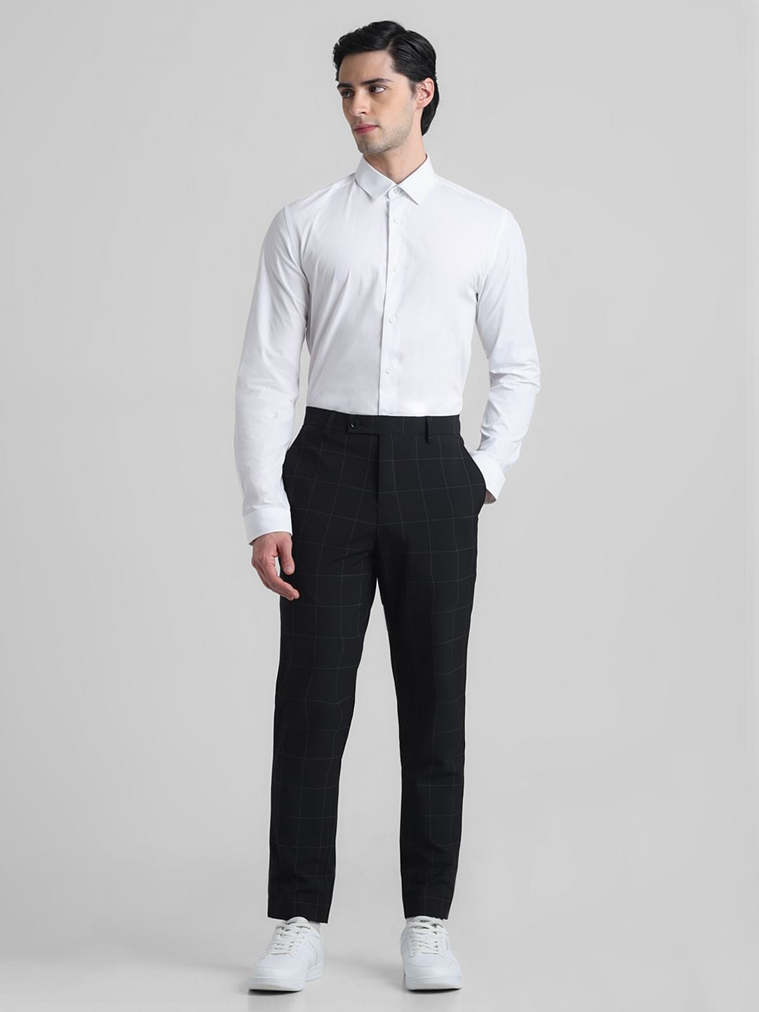 White Formal Full Sleeves Shirt