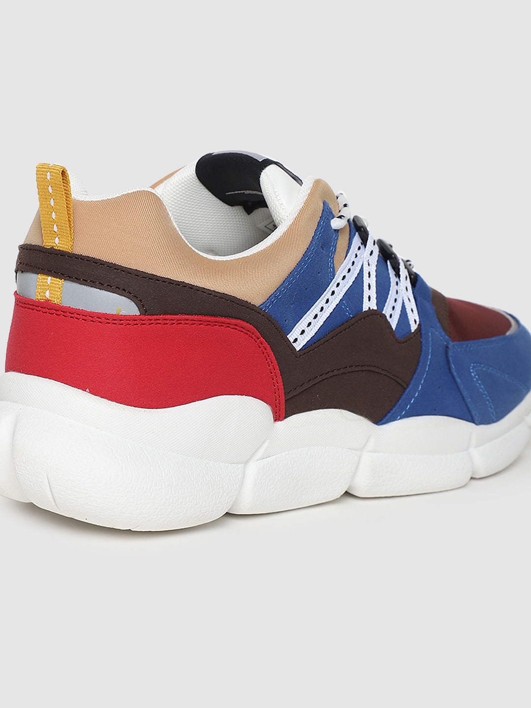 Blue Colourblocked Sneakers
