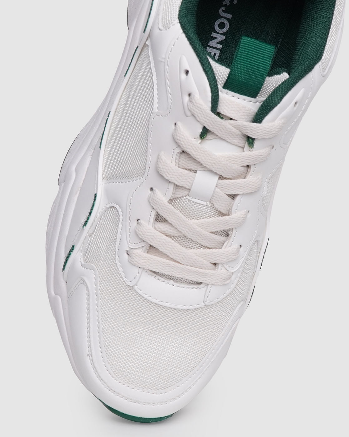 White & Green Sneakers