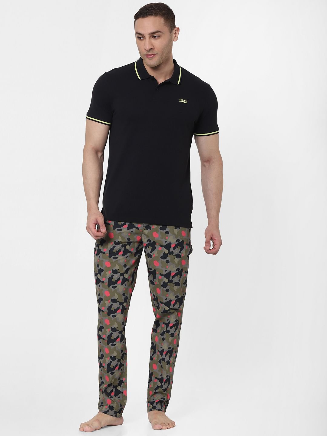 Green Camo Pyjamas - S