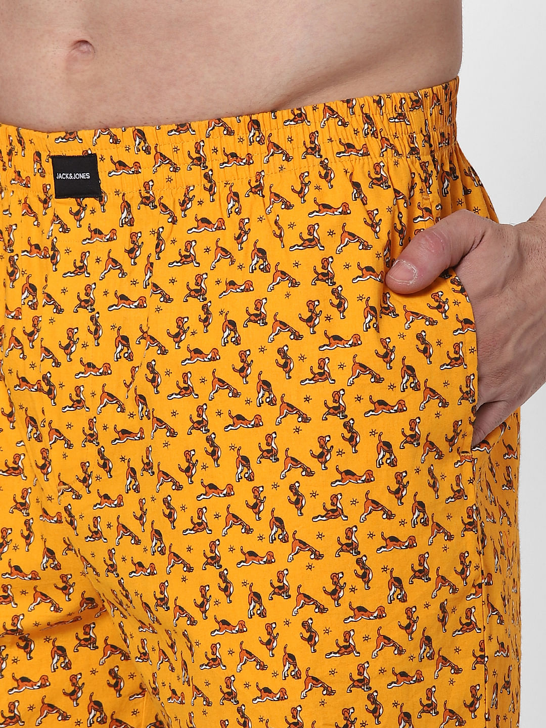 Yellow All Over Print Boxers