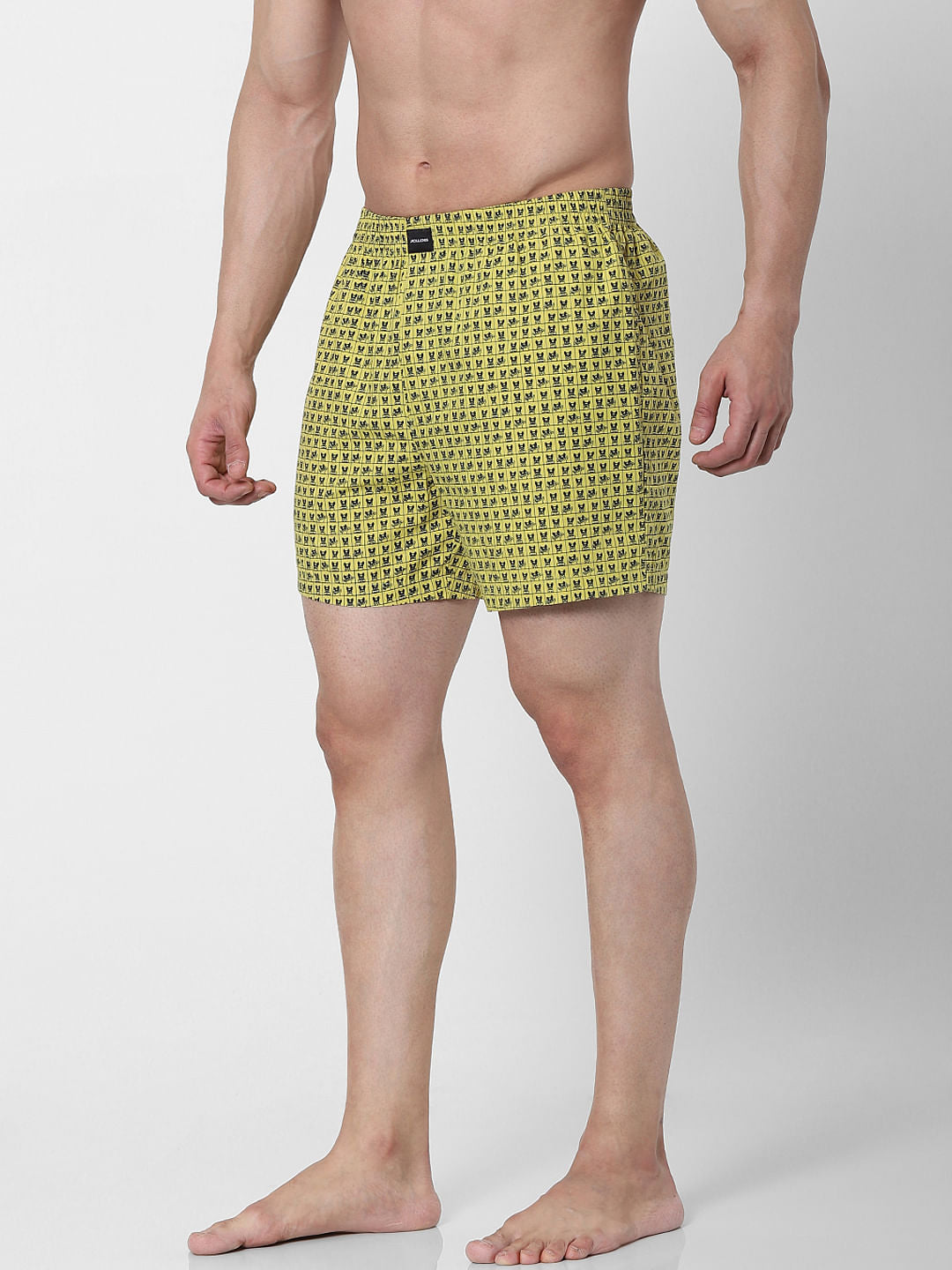 Yellow All Over Print Boxers