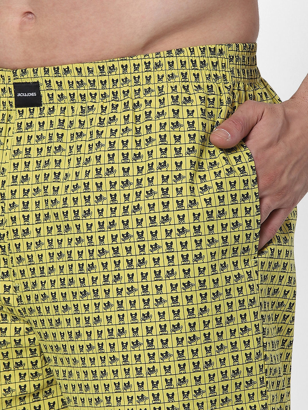 Yellow All Over Print Boxers