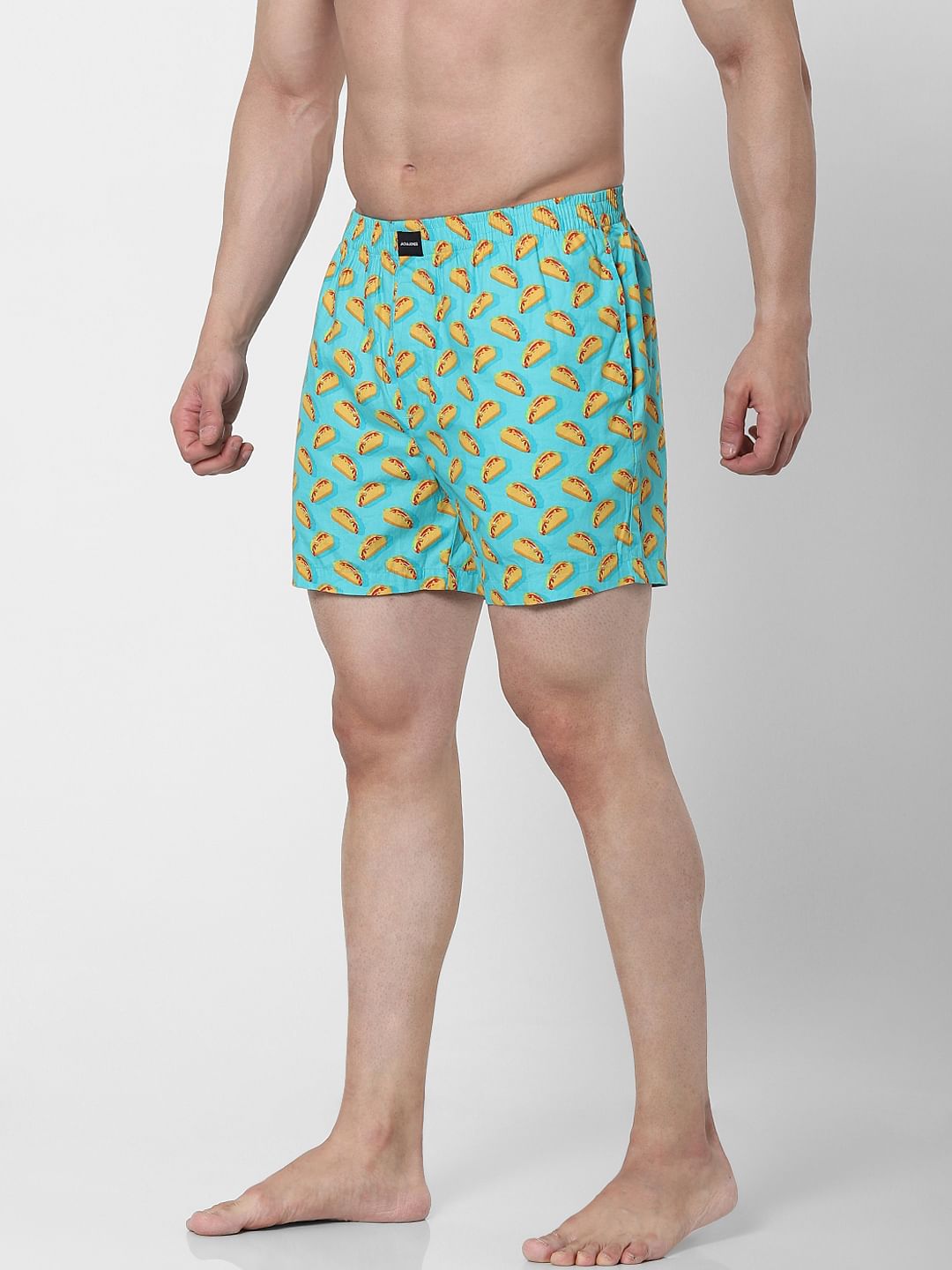 Blue Taco Print Boxers
