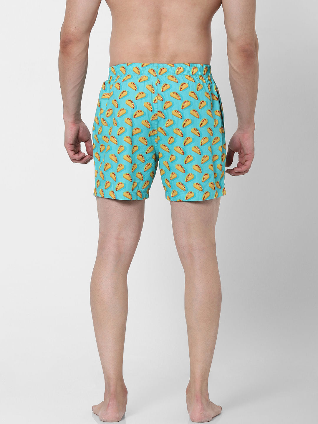 Blue Taco Print Boxers