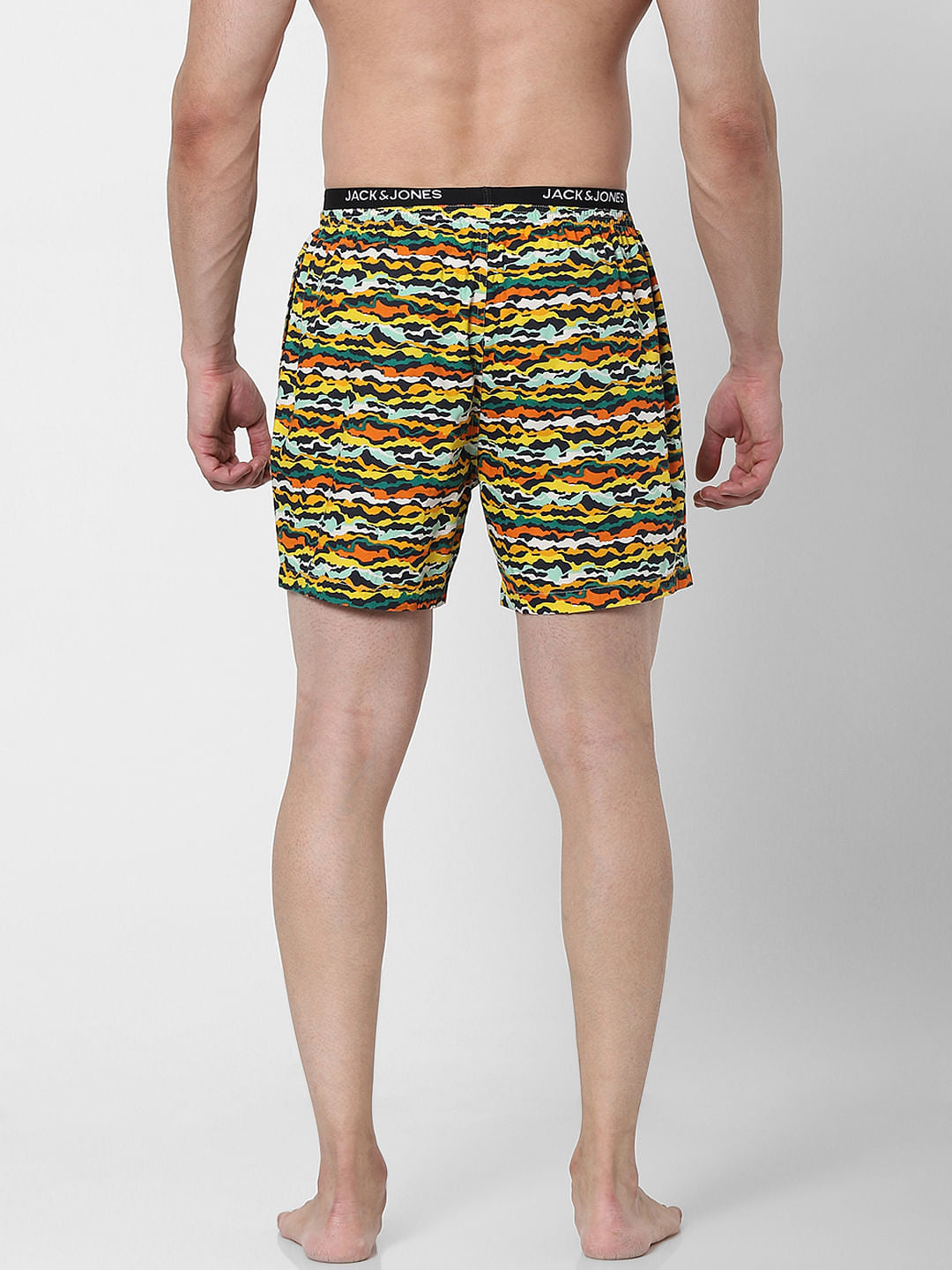 Multi Coloured Abstract Print Boxers