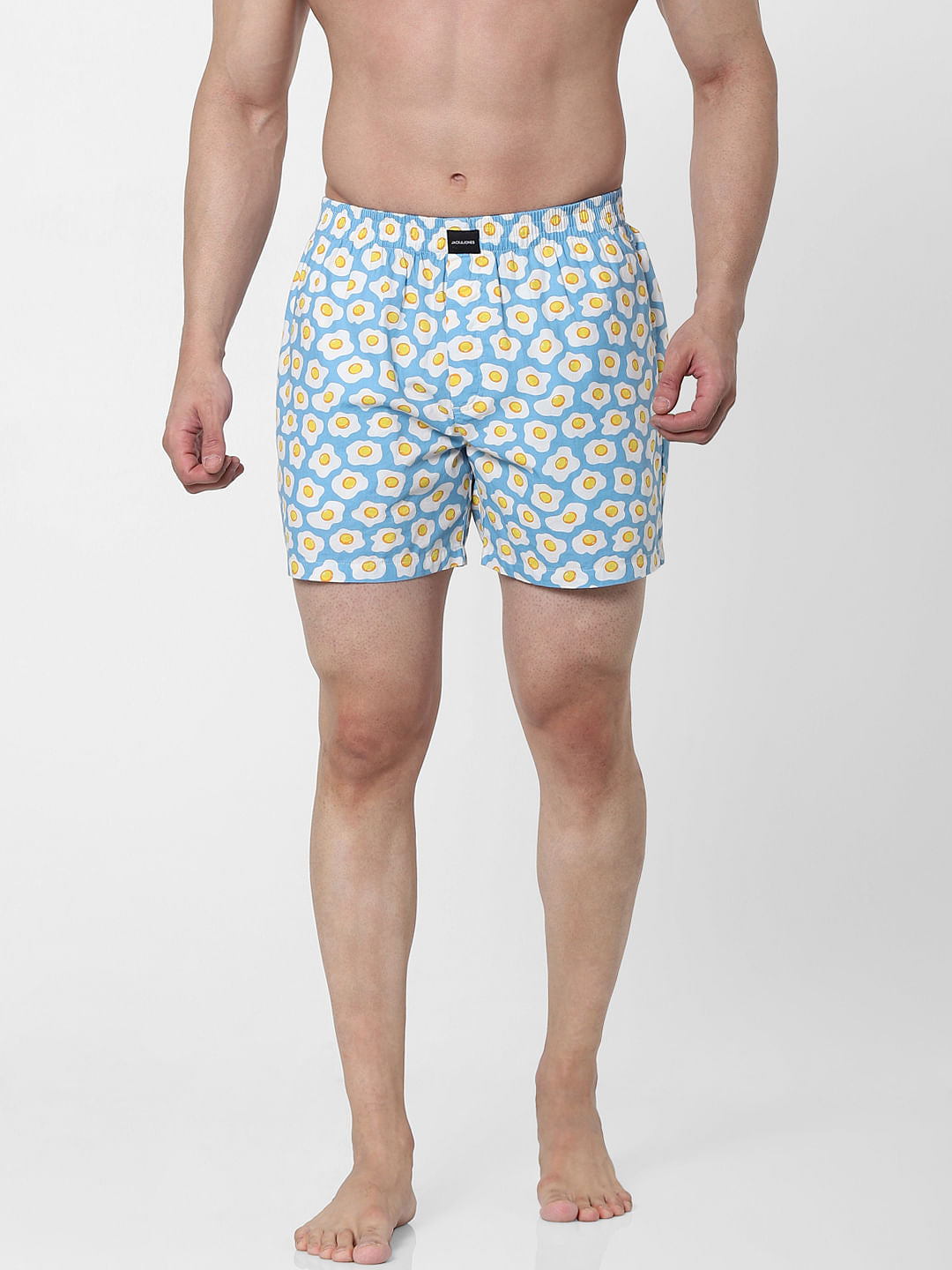 Blue All Over Print Boxers - S