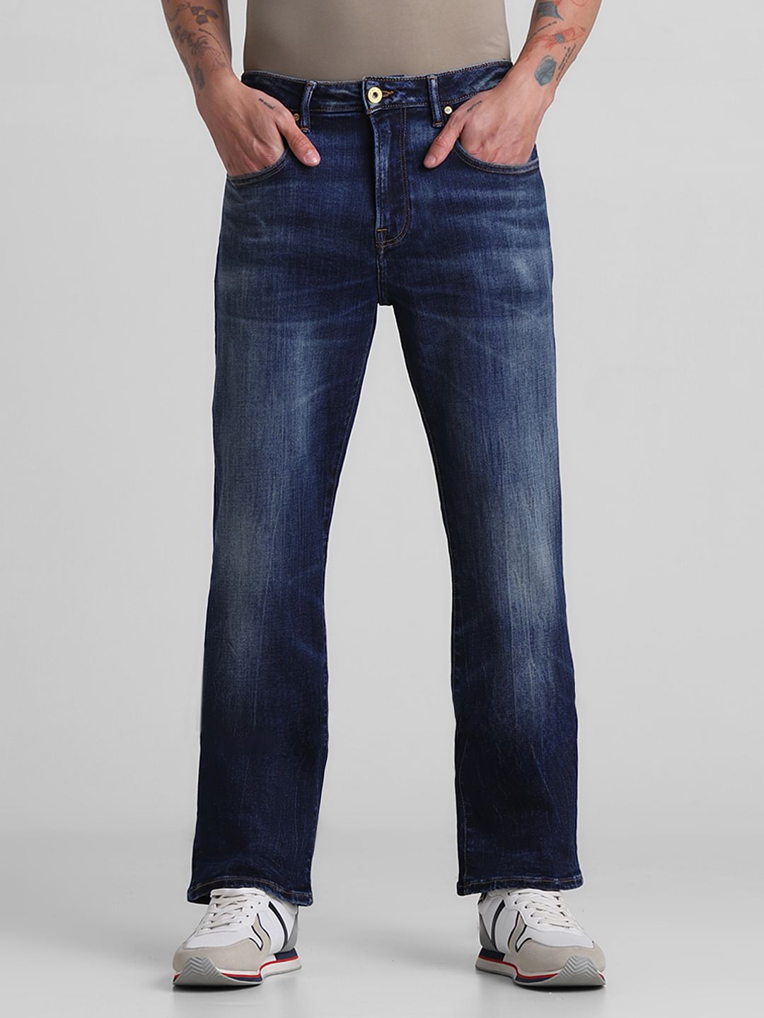 Dark Blue High Rise Ray Bootcut Jeans - 28/30