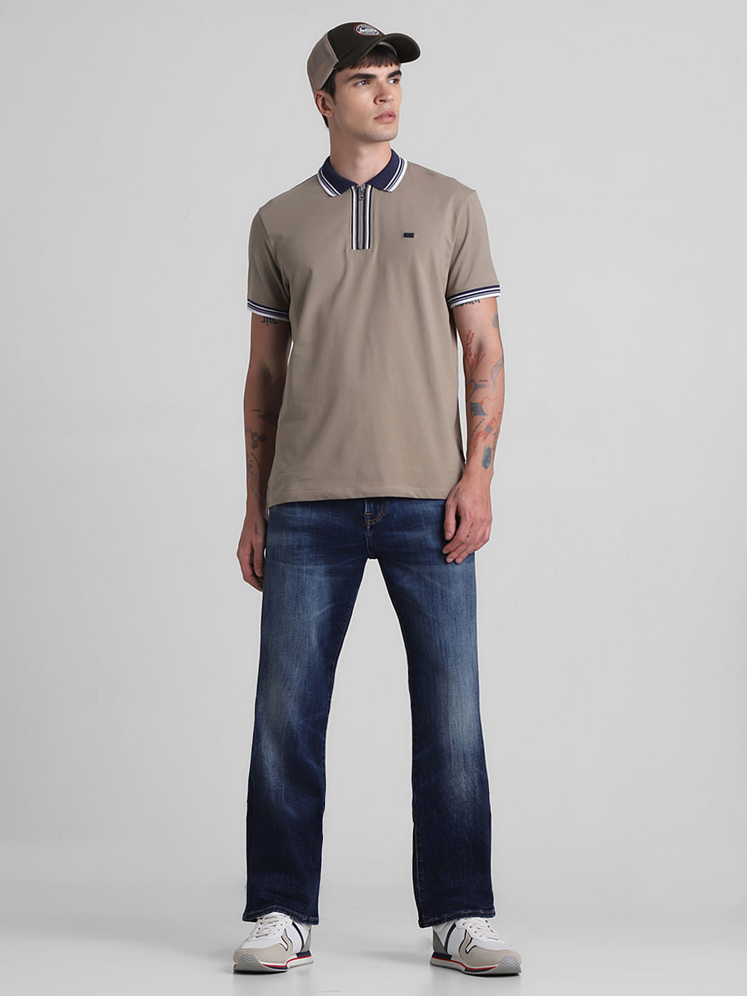 Dark Blue High Rise Ray Bootcut Jeans