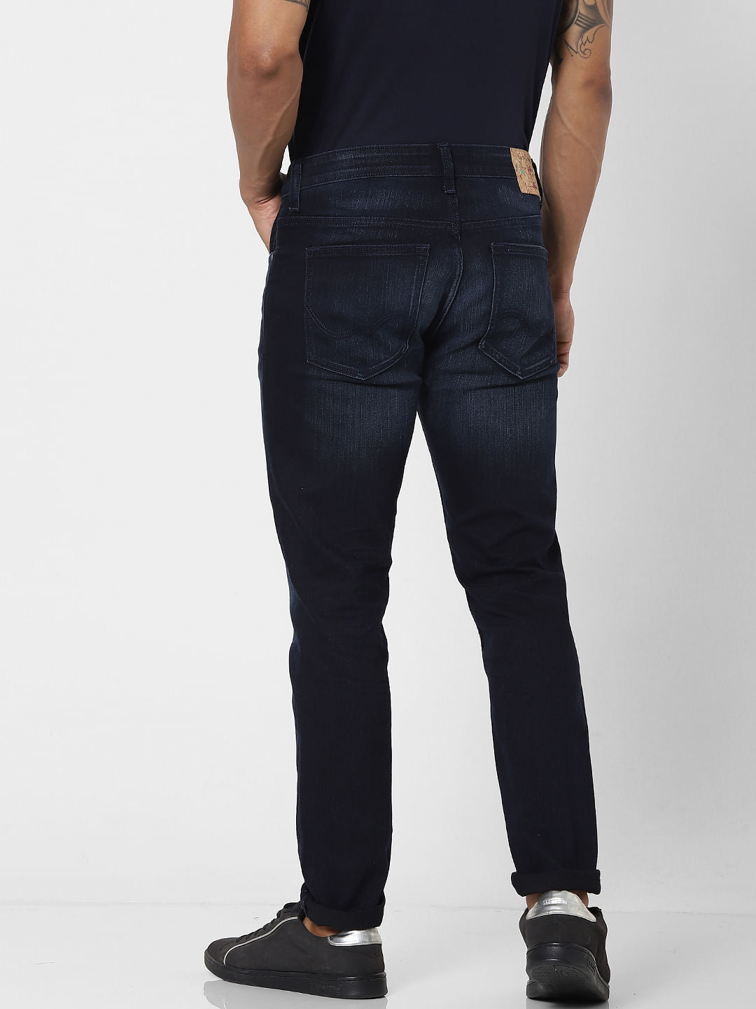 Dark Blue Low Rise Ben Skinny Fit Jeans