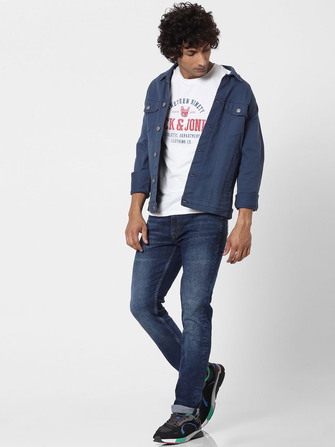 Blue Low Rise Ben Skinny Fit Jeans - 28/30