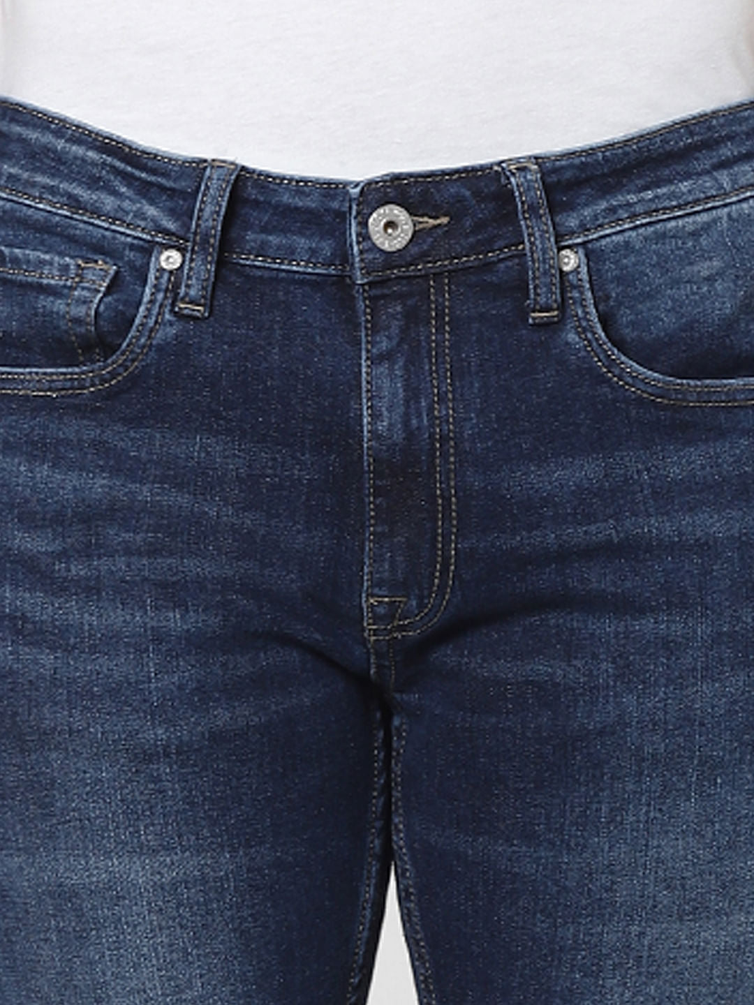 Blue Low Rise Ben Skinny Fit Jeans