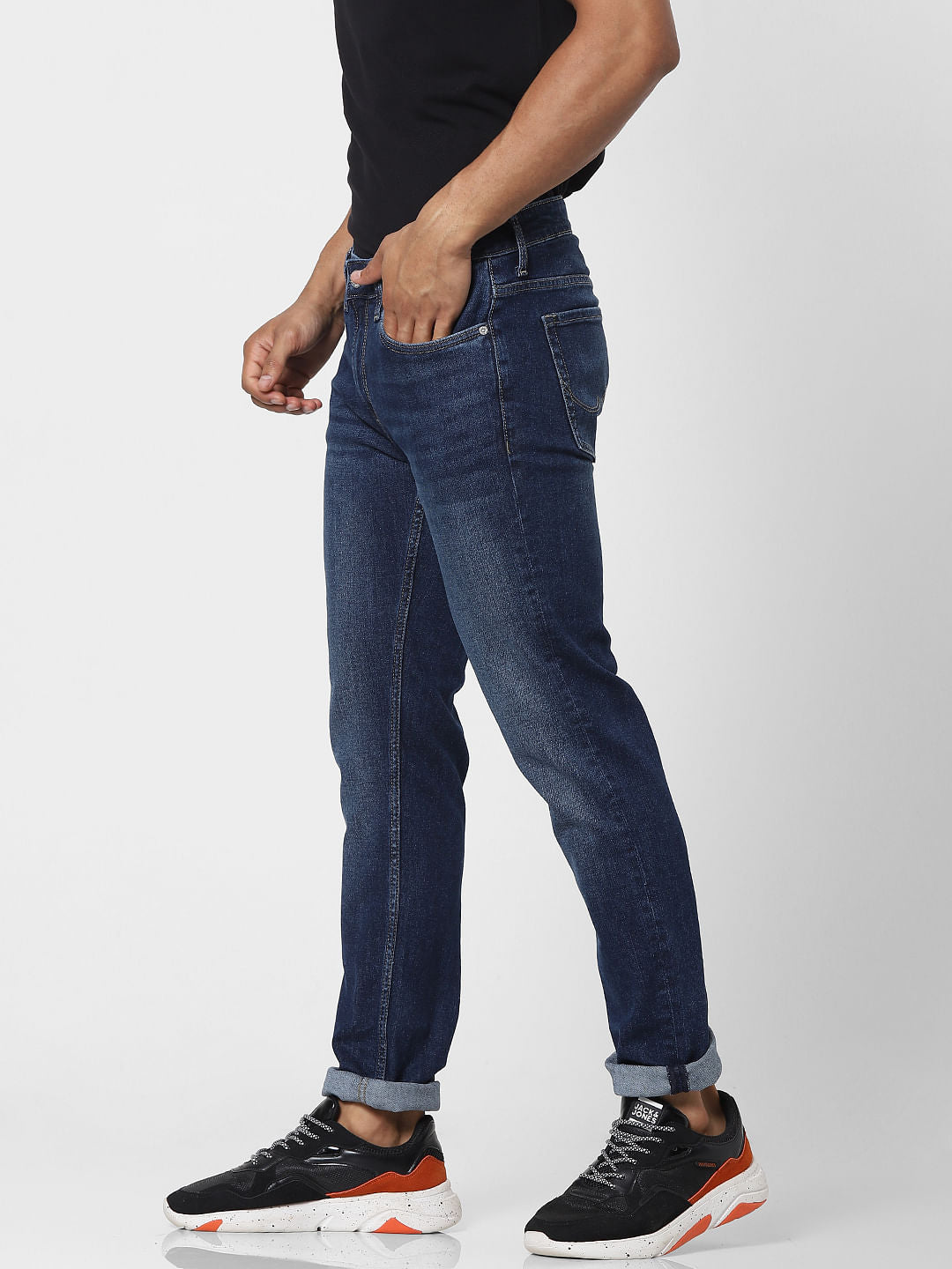 Blue Low Rise Ben Skinny Fit Jeans