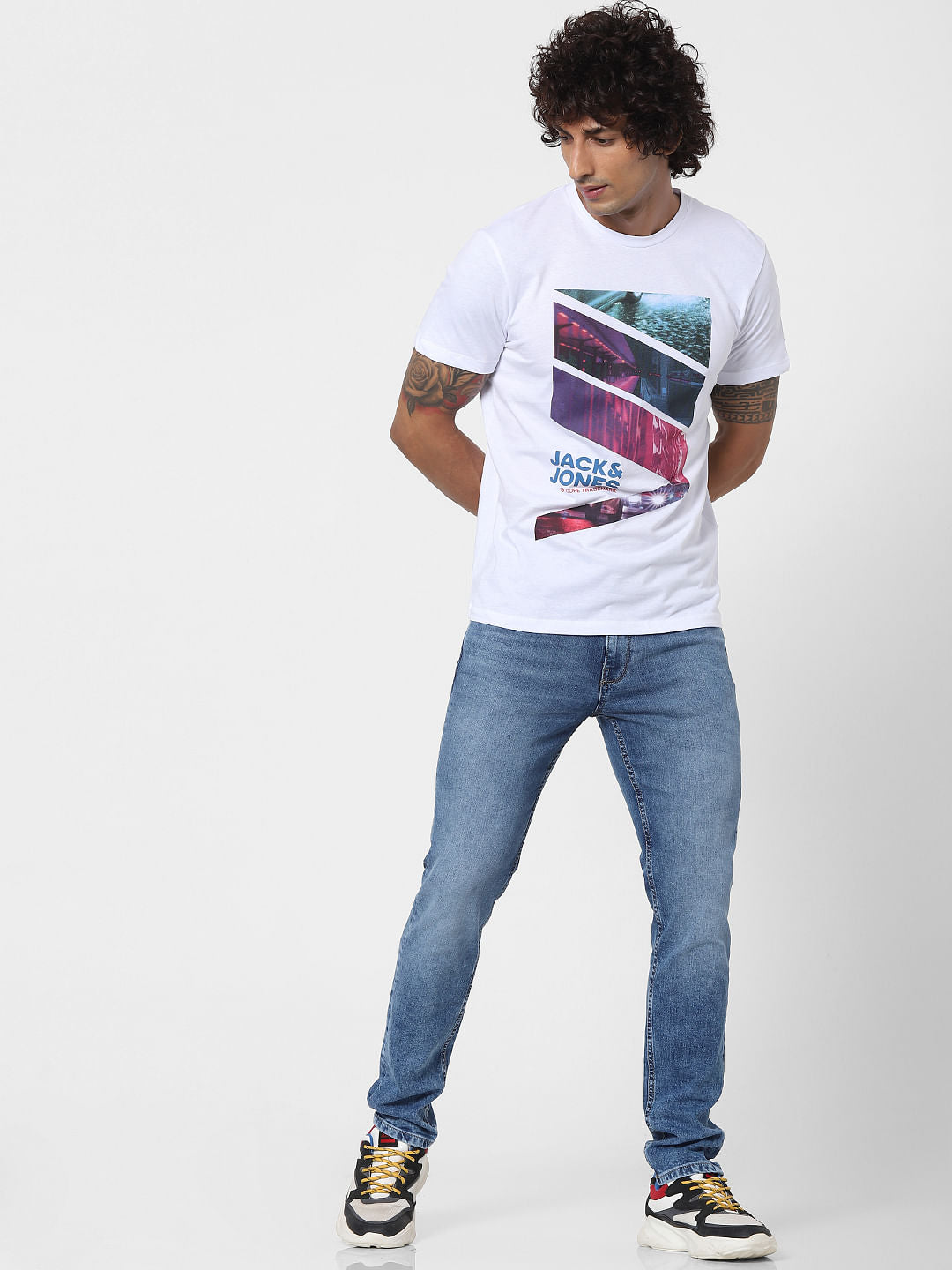 Blue Low Rise Glenn Slim Fit Jeans - 28/30