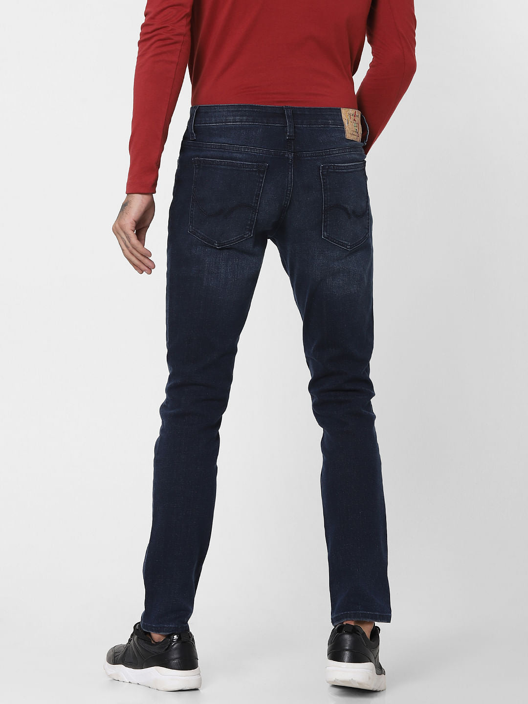 Blue Low Rise Glenn Slim Fit Jeans