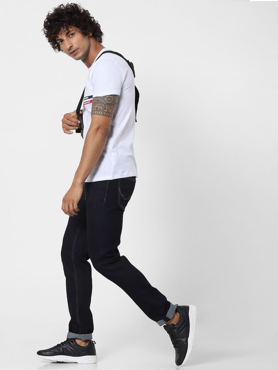 Dark Blue Low Rise Glenn Slim Fit Jeans - 28/30