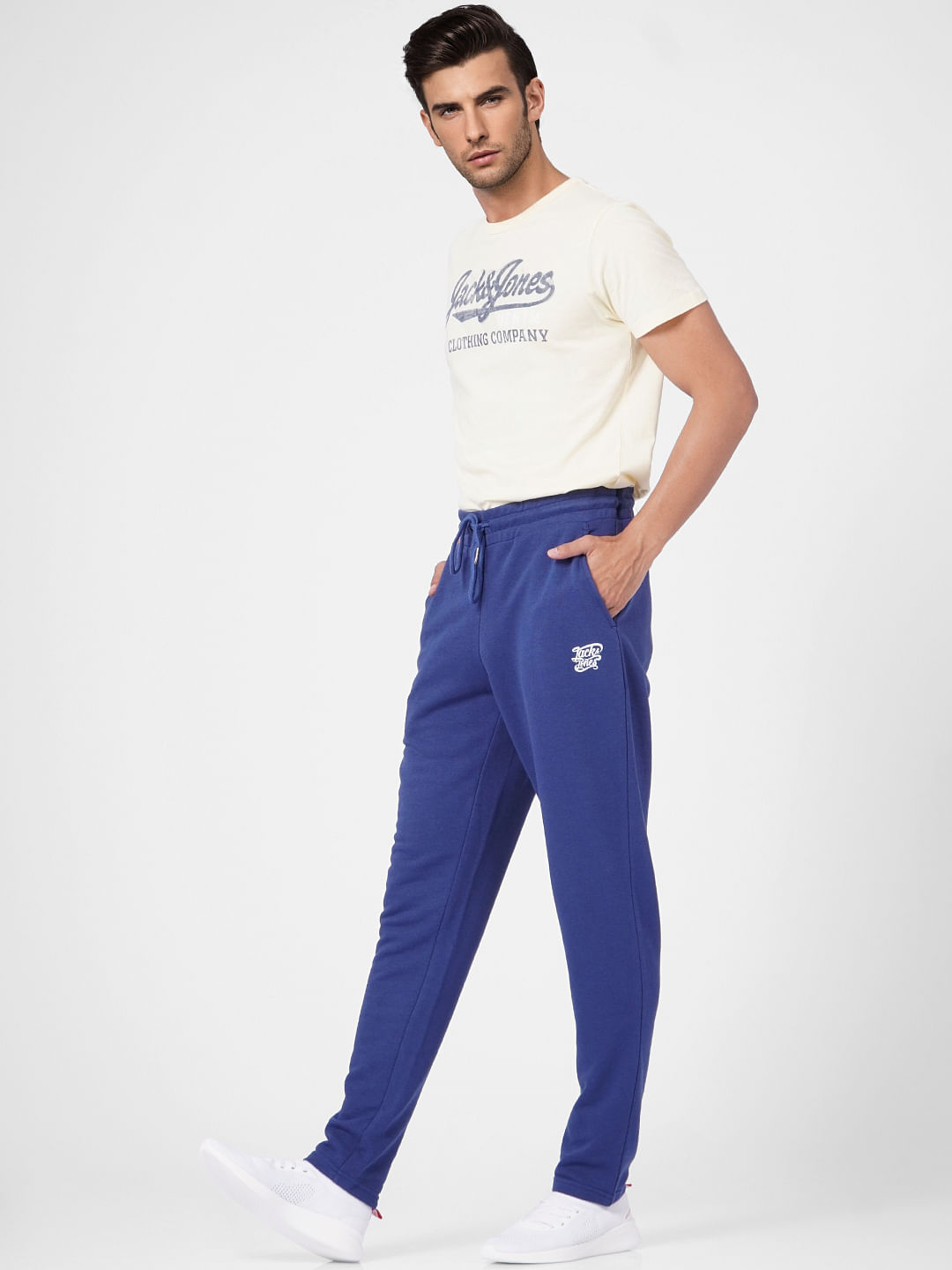Blue High Rise Sweatpants - S
