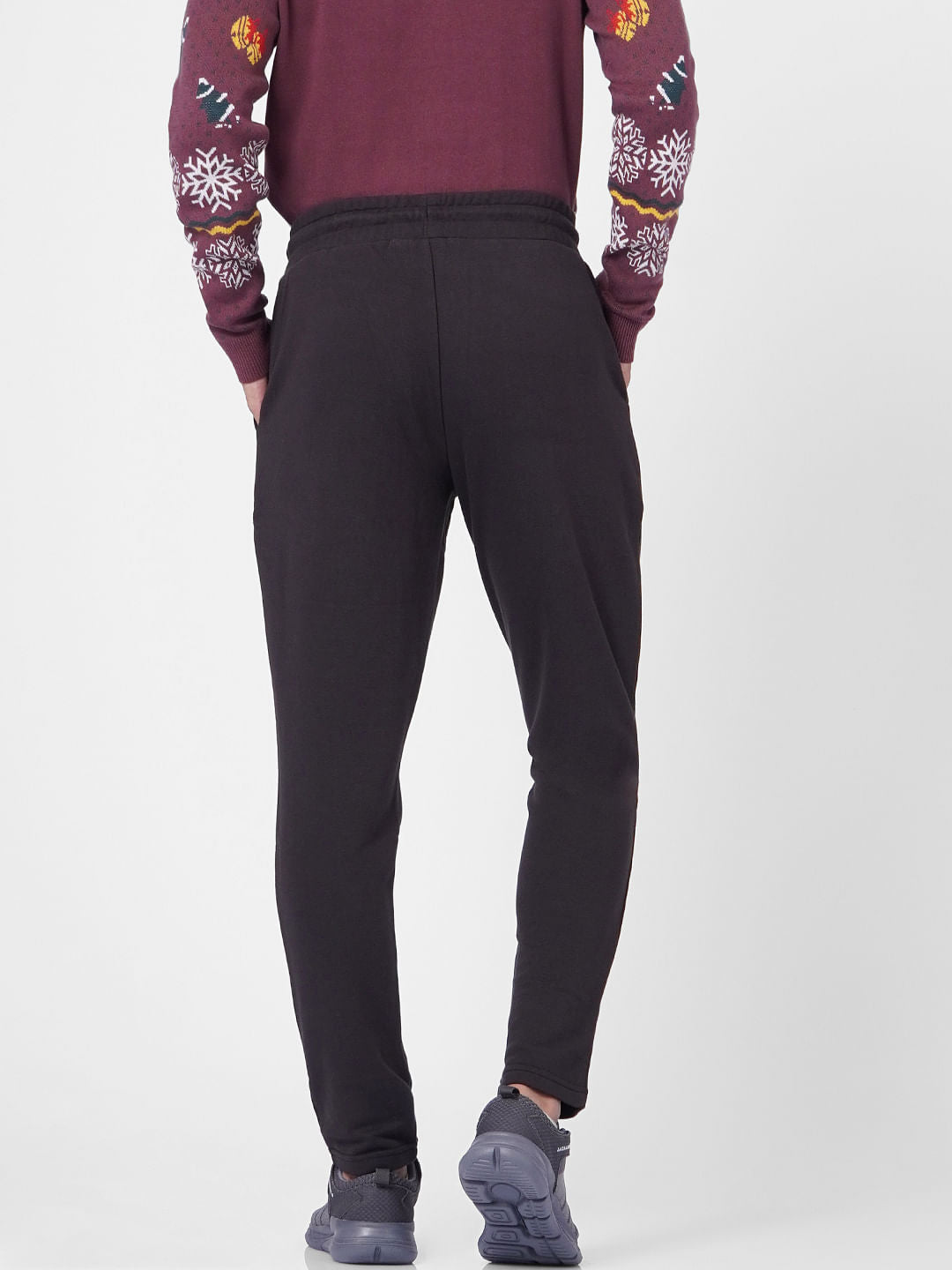 Black High Rise Sweatpants