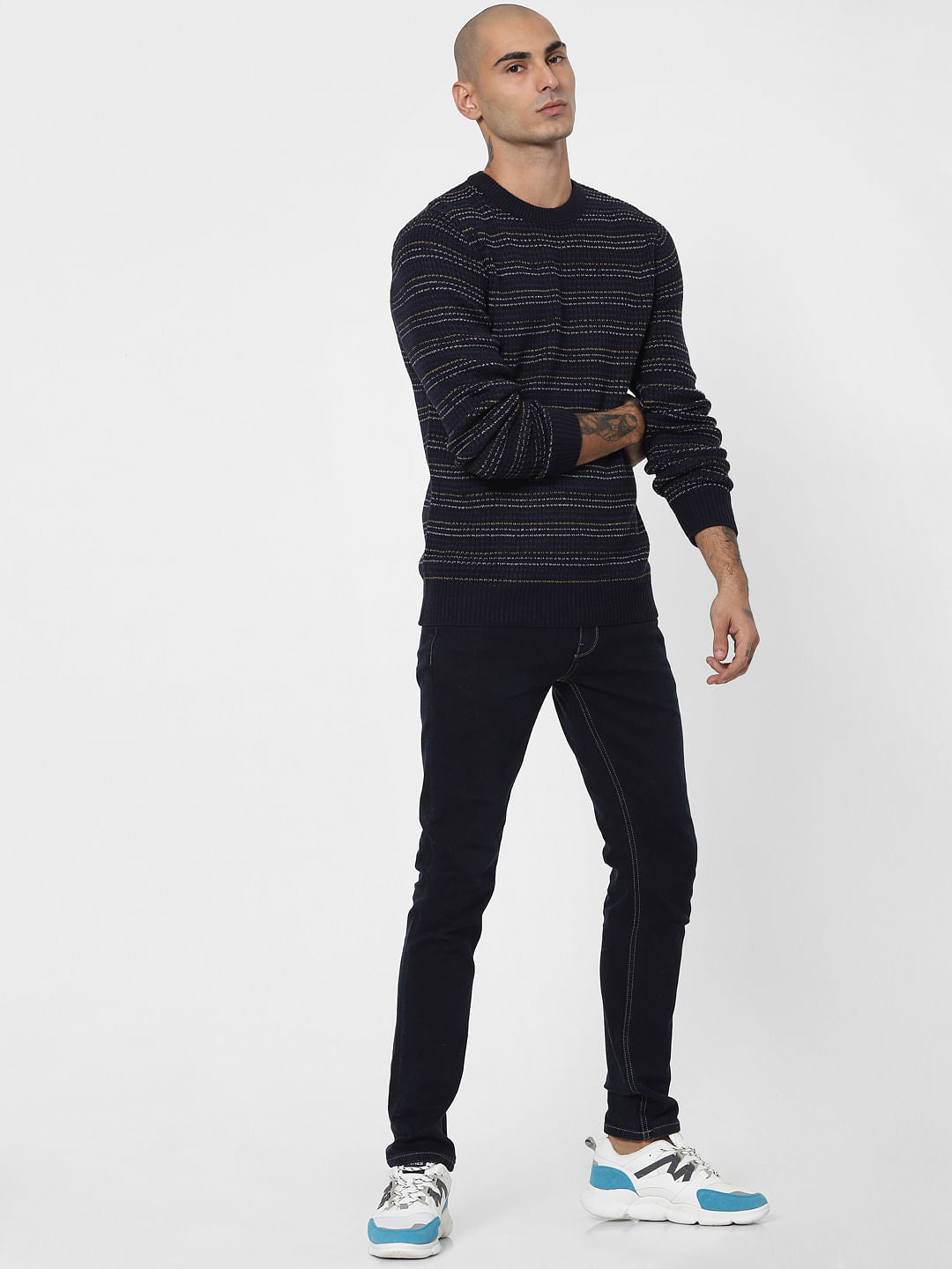 Blue Low Rise Ben Skinny Fit Jeans - 28/30