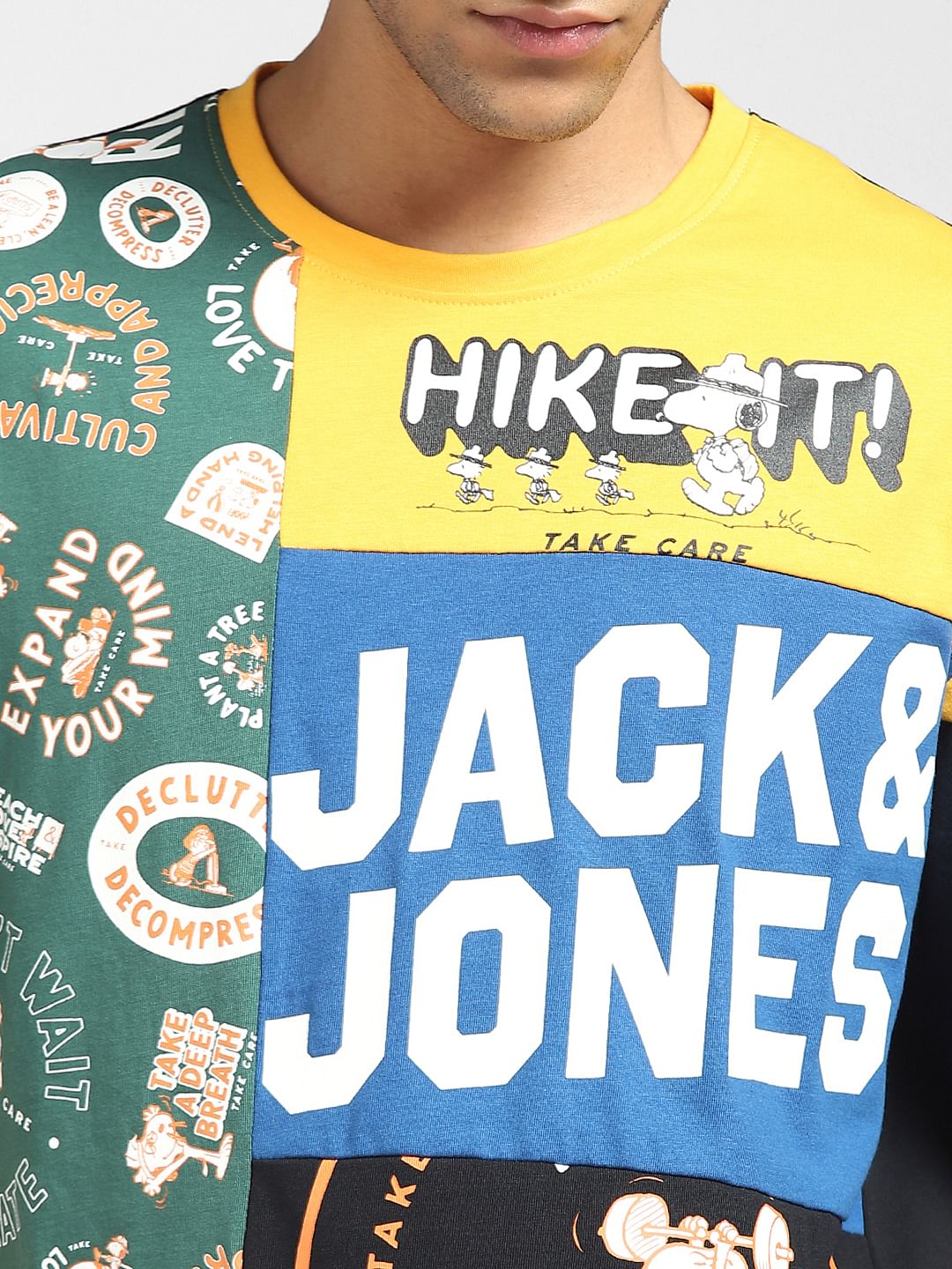 X PEANUTS Multi-coloured Graphic Co-ord T-shirt