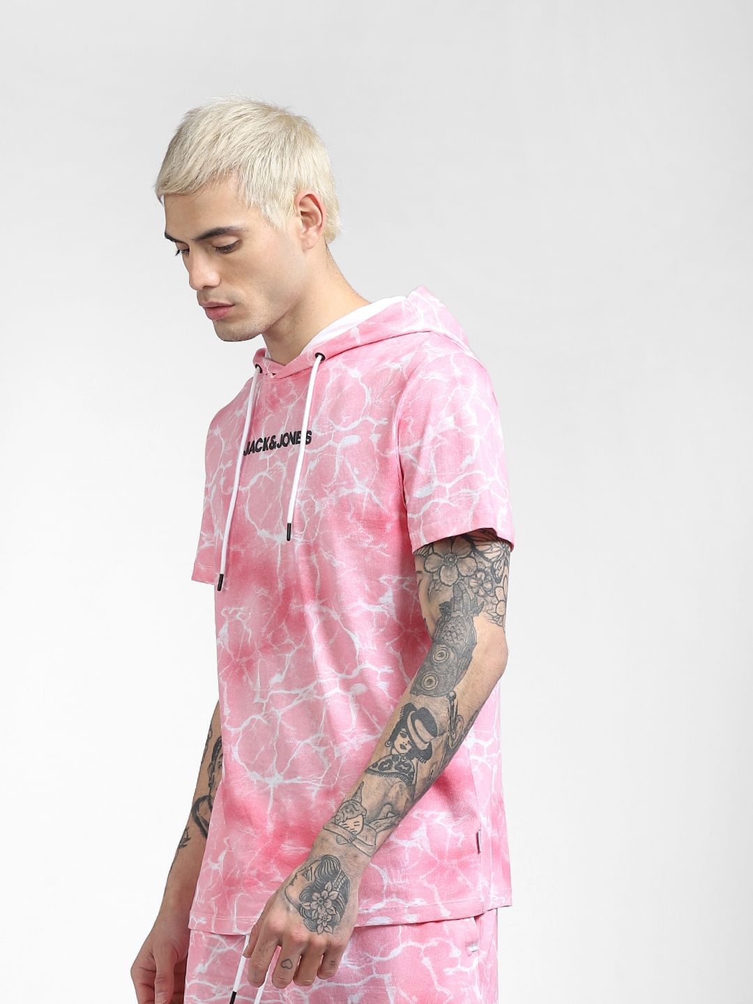 Pink Tie Dye Co-ord Hoodie
