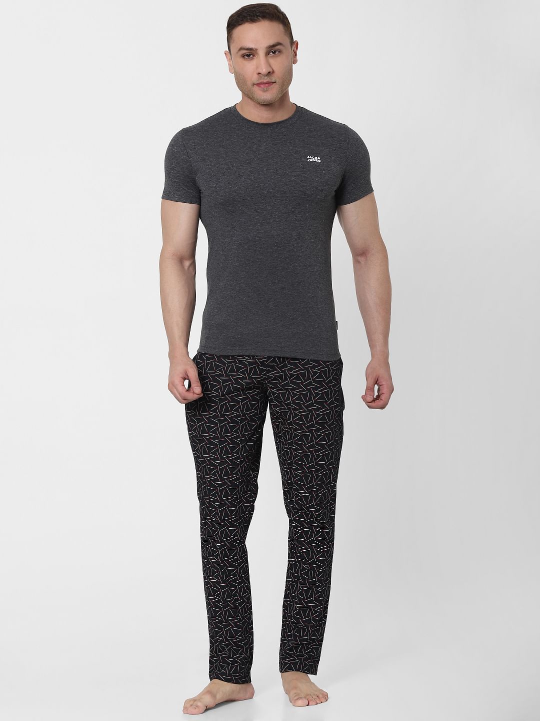 Dark Grey Crew Neck T-shirt - S